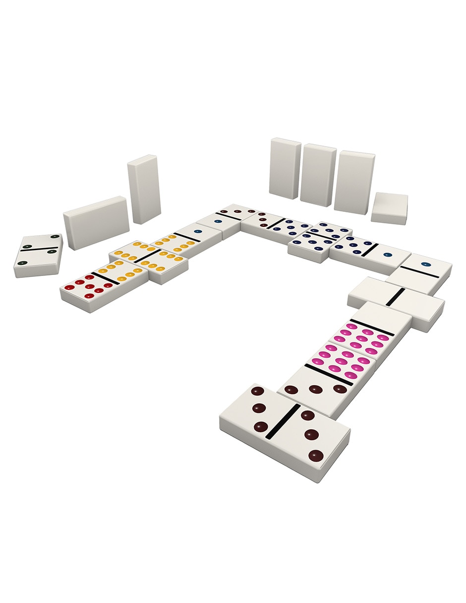 Dominó casino de plástico 4