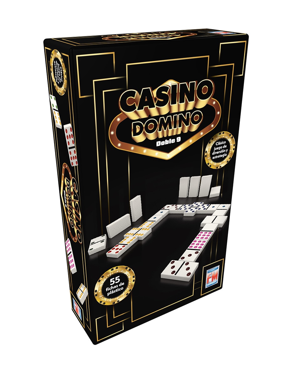 Dominó casino de plástico