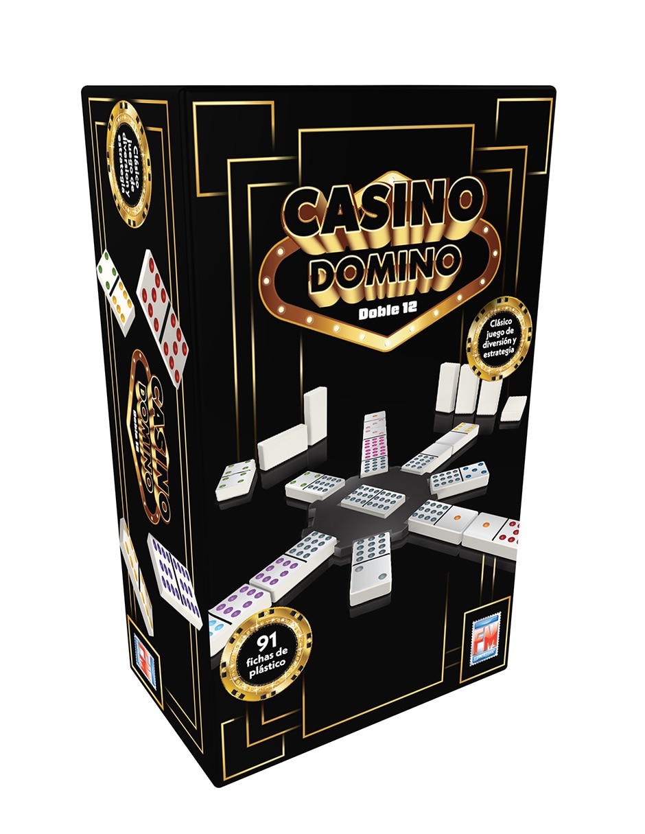 Dominó casino de plástico