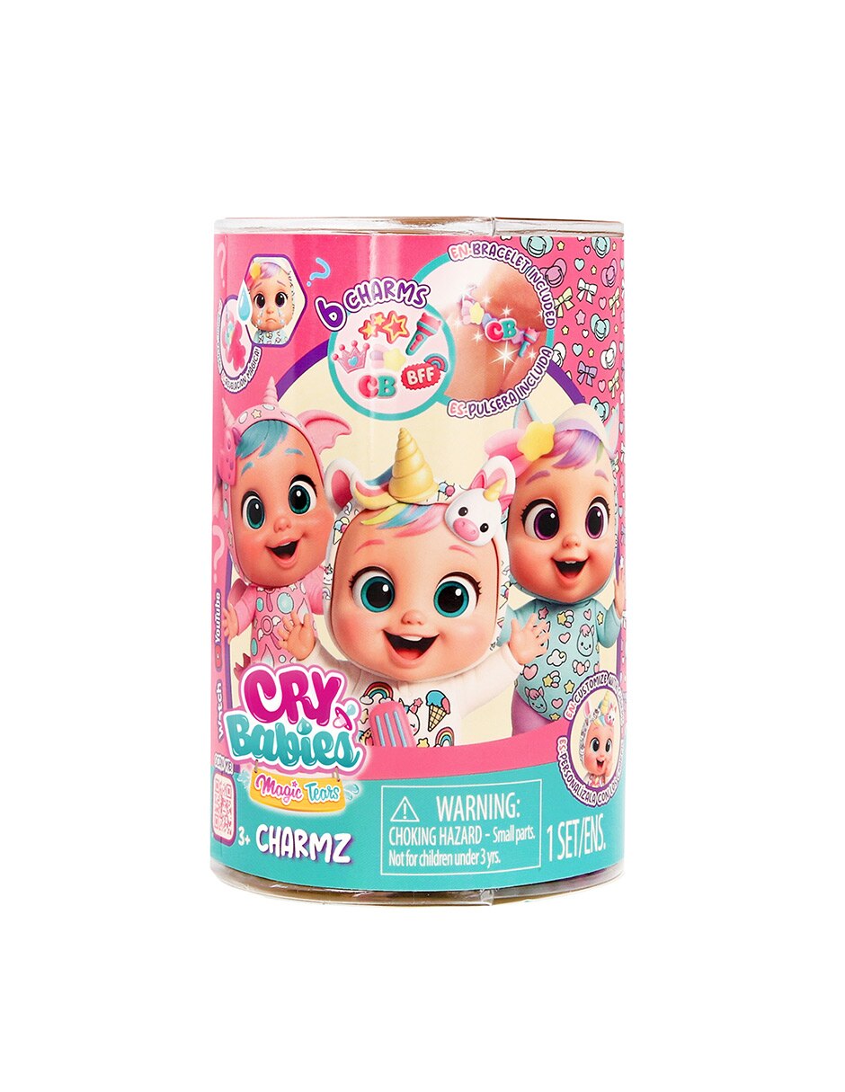 Muñeca mini cry babies charmz 6