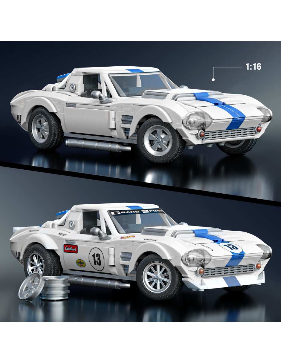 Set construcción Brick Shop Elite '63 Corvette Grand Sport JGR