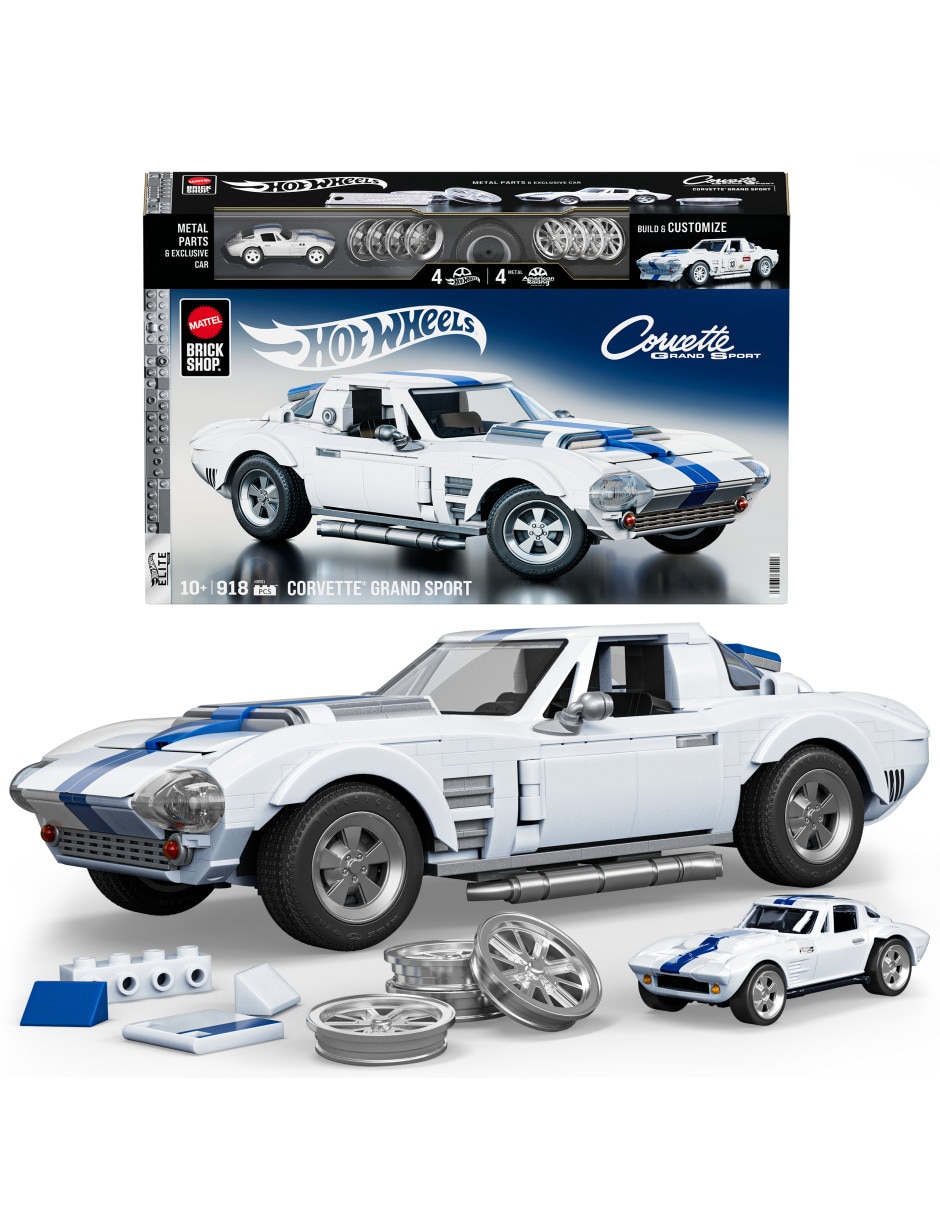 Set construcción Brick Shop Elite '63 Corvette Grand Sport JGR 4