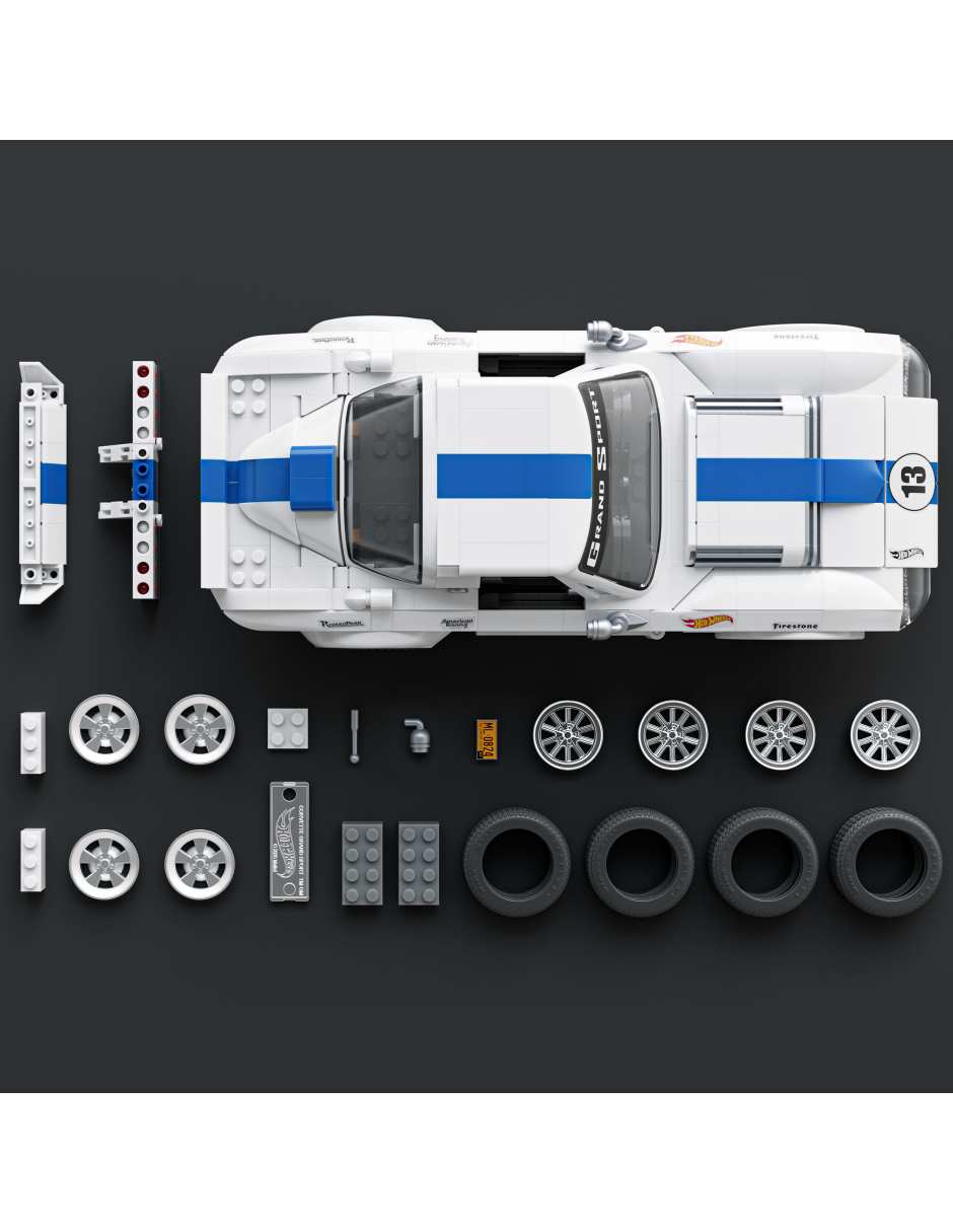 Set construcción Brick Shop Elite '63 Corvette Grand Sport JGR 5