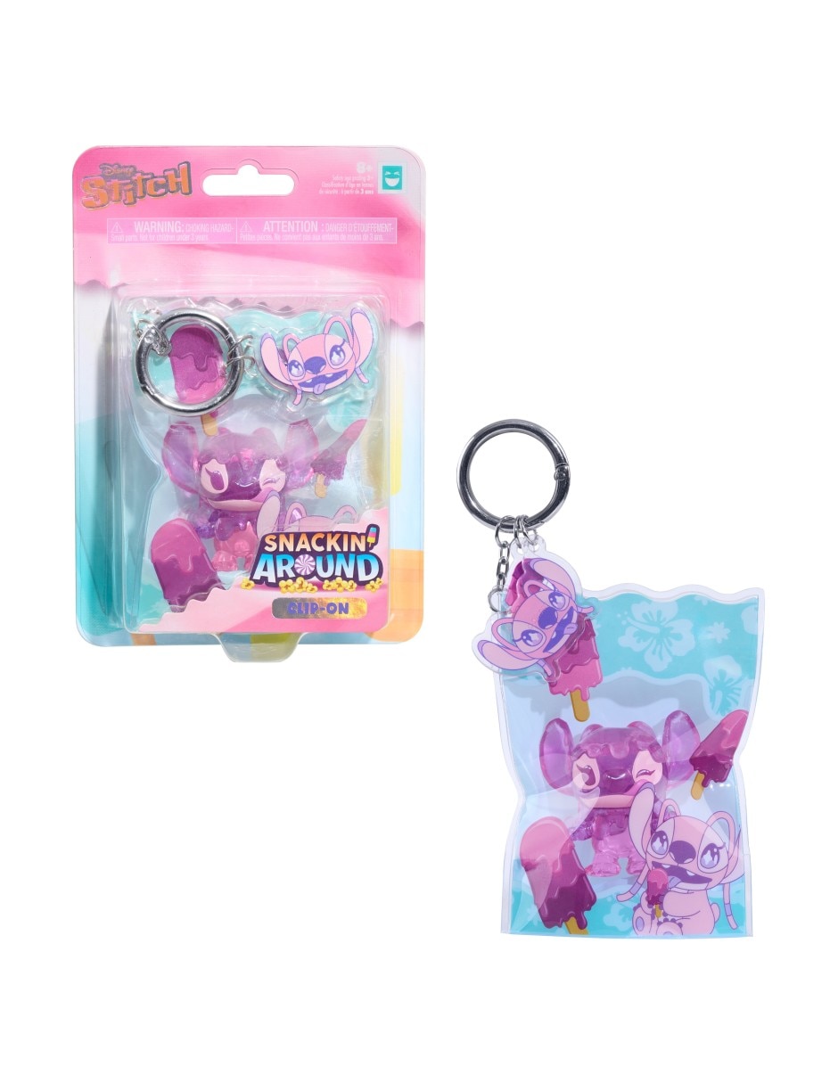 Set figuras de juguete hh stitch snackin' around clip-on asst. de stitch 3
