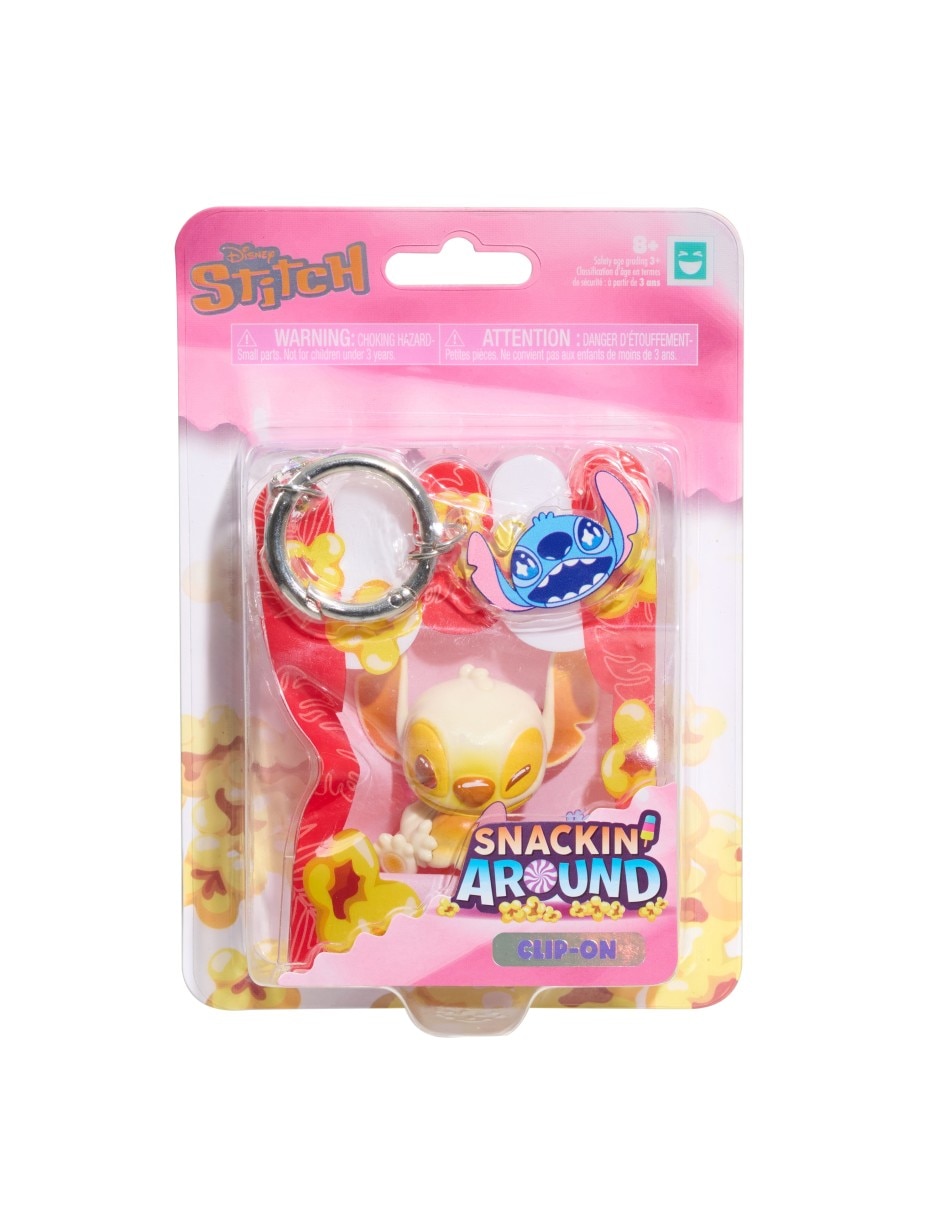 Set figuras de juguete hh stitch snackin' around clip-on asst. de stitch 4