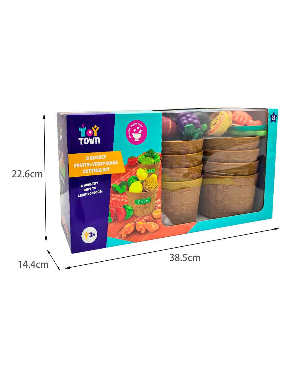 Canastas de frutas y vegetables para niños 2
