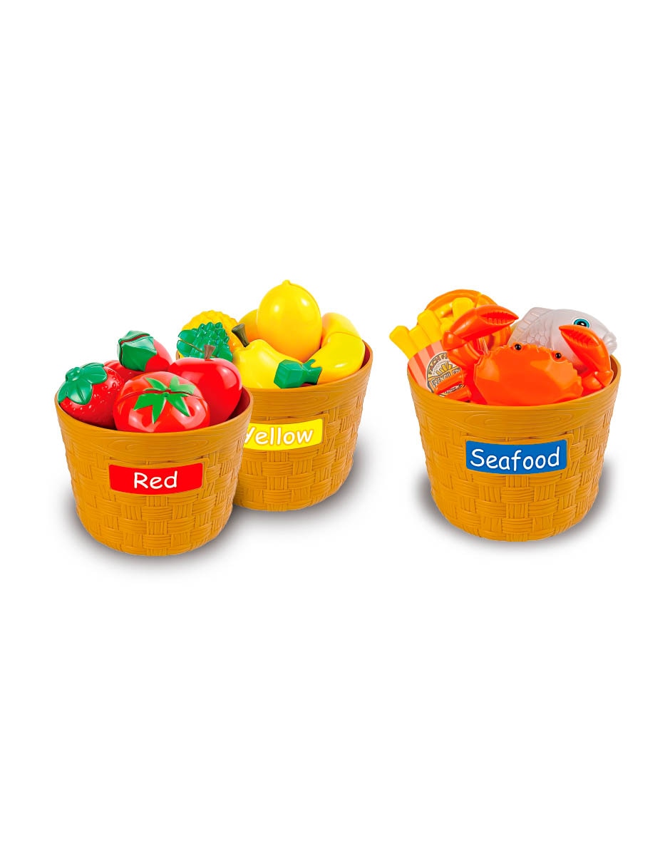 Canastas de frutas y vegetables para niños 3