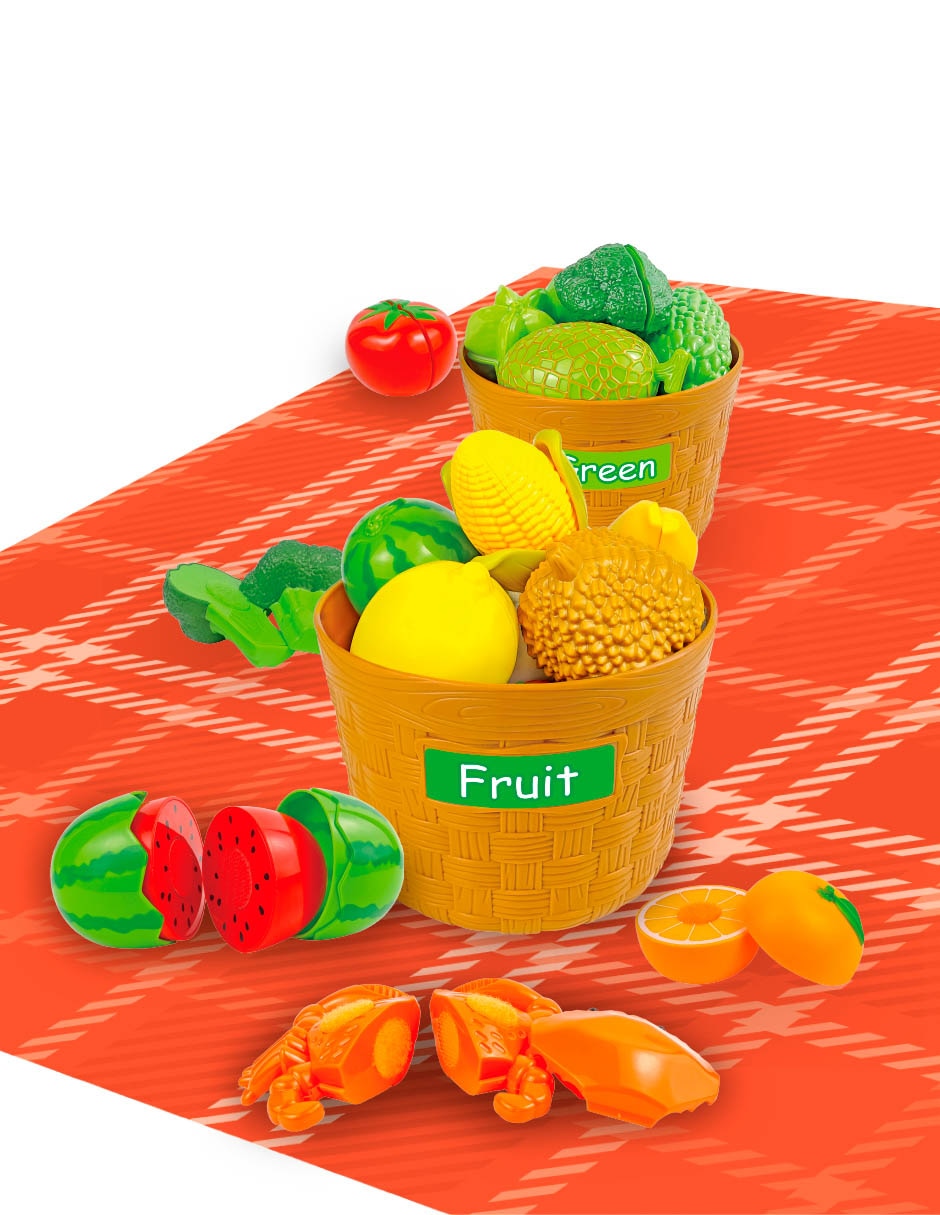 Canastas de frutas y vegetables para niños 5