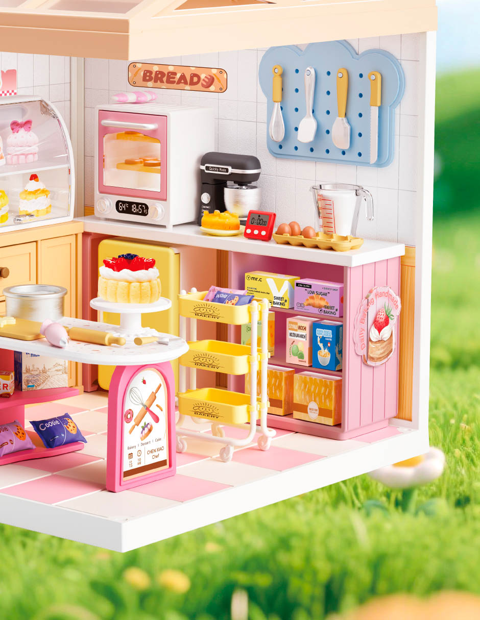 Kit de manualidades Diy House Bakery Set 4