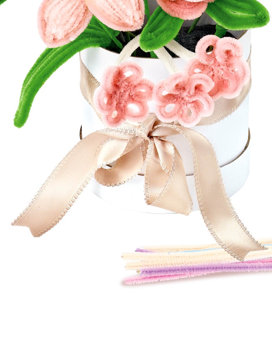 Kit de manualidades Diy pipe cleaner flower play set 7