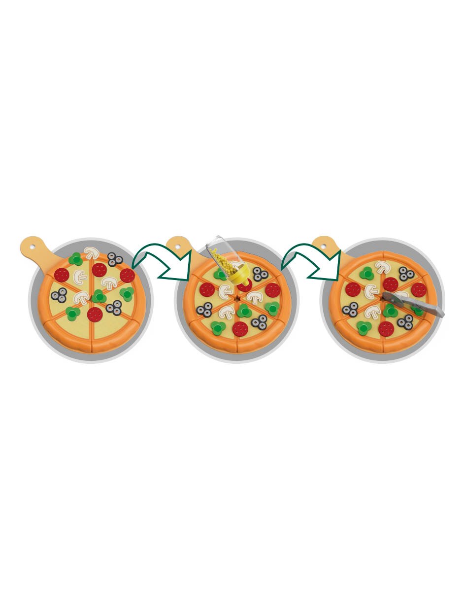Juego de rol comida Diy pizza play set 3