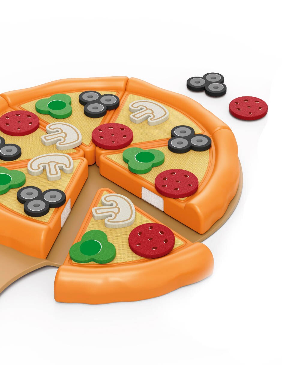 Juego de rol comida Diy pizza play set 4