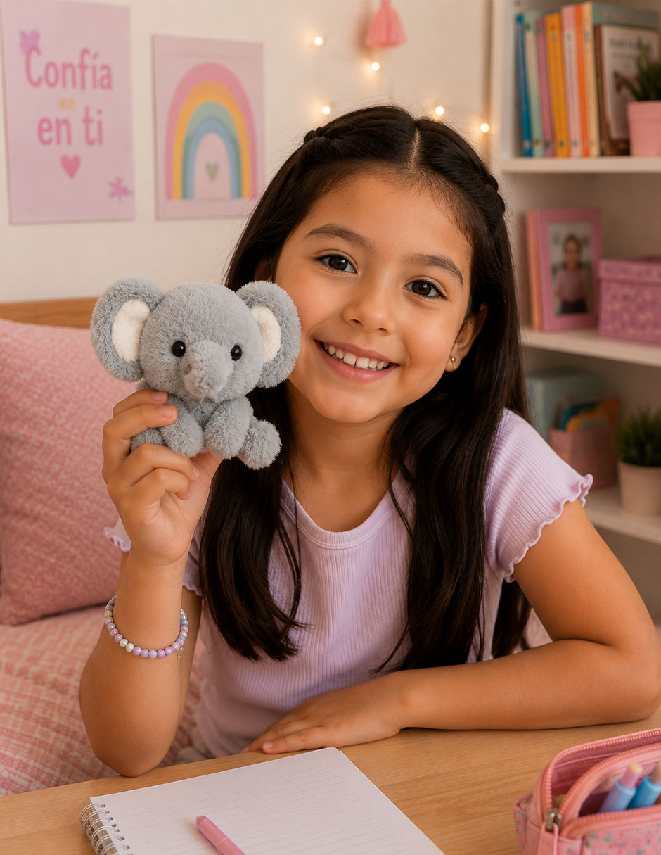 Peluche de elefante de 16 cm 2