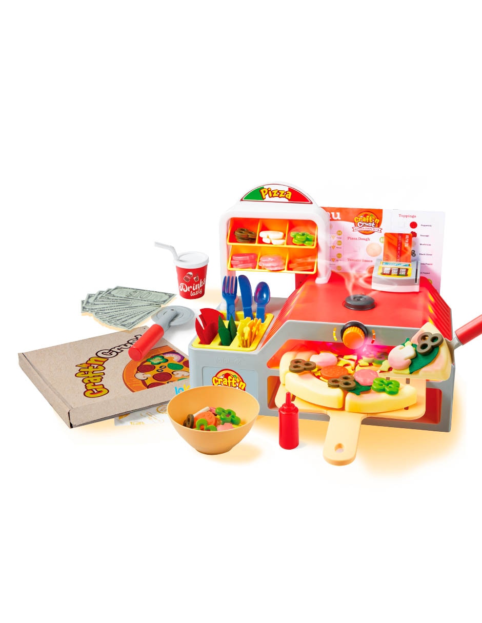 Horno para hacer pizza juego de rol para niños