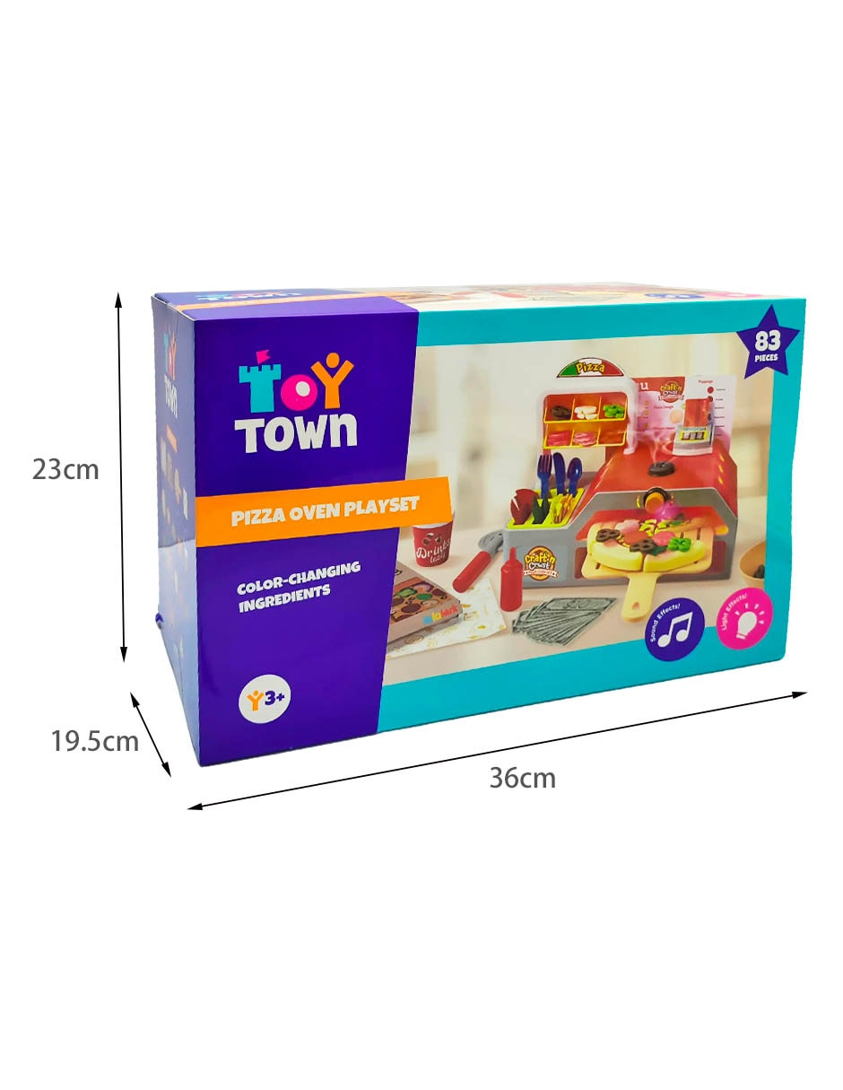 Horno para hacer pizza juego de rol para niños 6