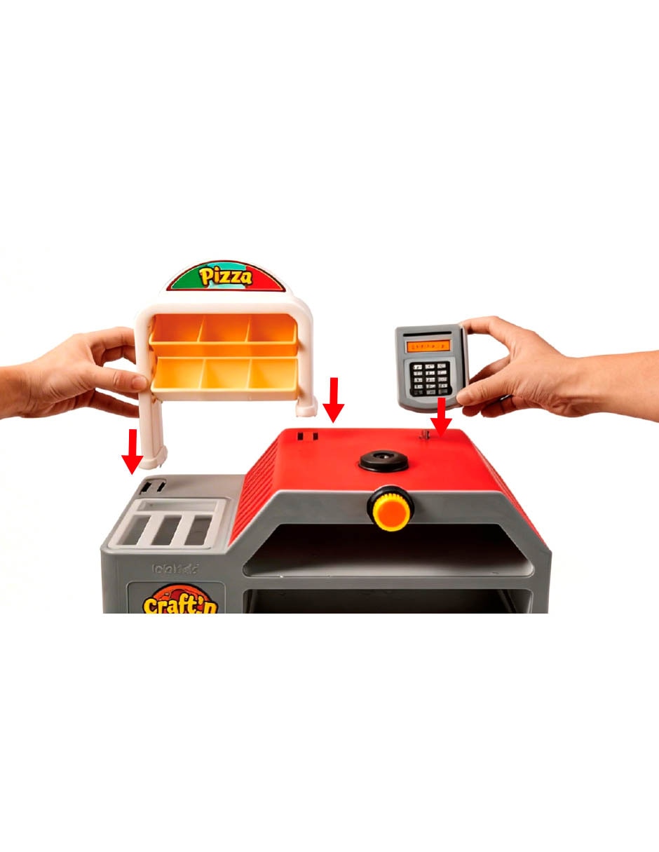 Horno para hacer pizza juego de rol para niños