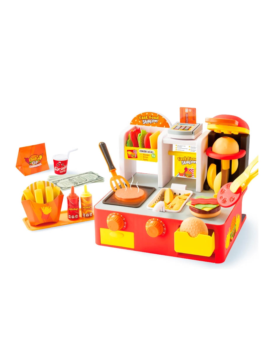 Chop´n Flip Fast Food Station para niños