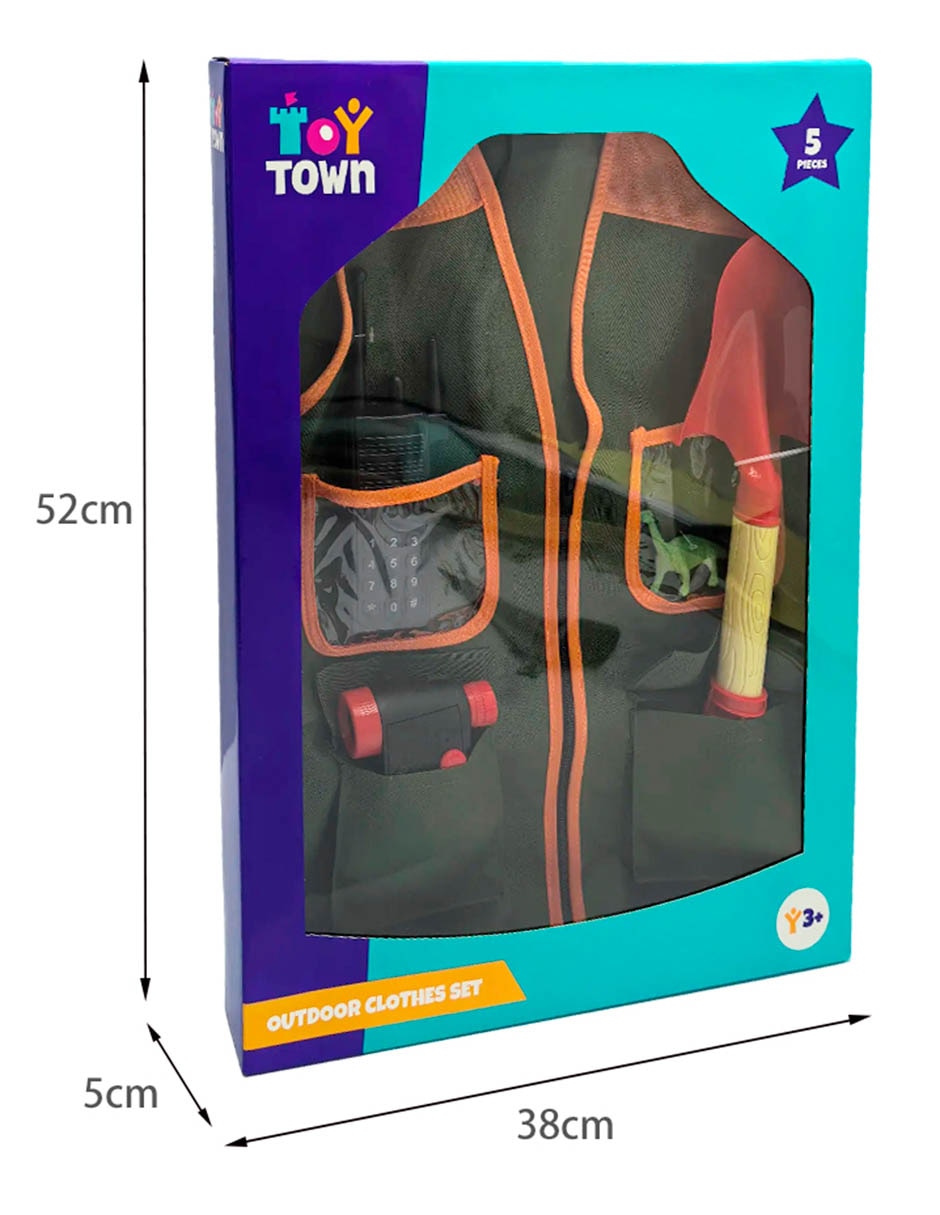 Set de ropa y accesorios de aventura para niños 5