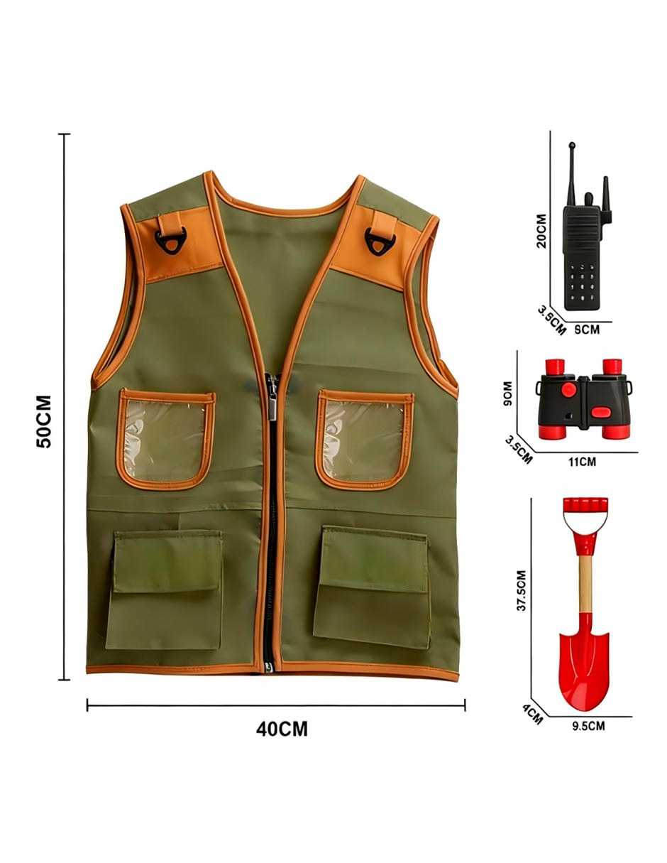 Set de ropa y accesorios de aventura para niños 6