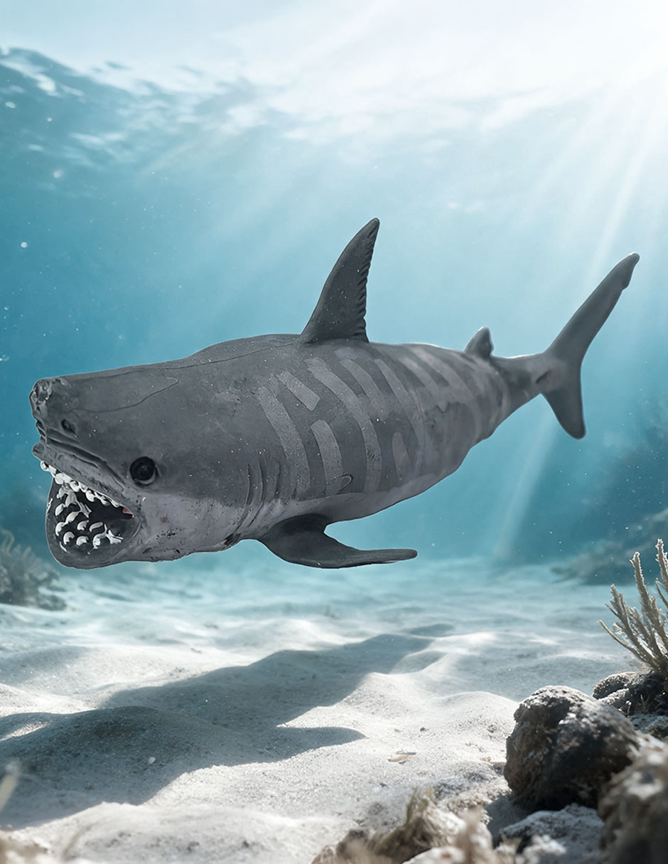 Figura de animales acuáticos tiburón 5