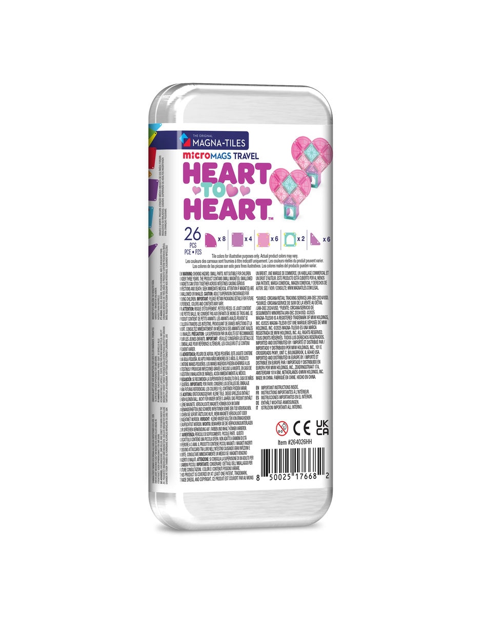 Magnitales MicroMAGS Corazón a Corazón 26 pzas 264026HH Travel