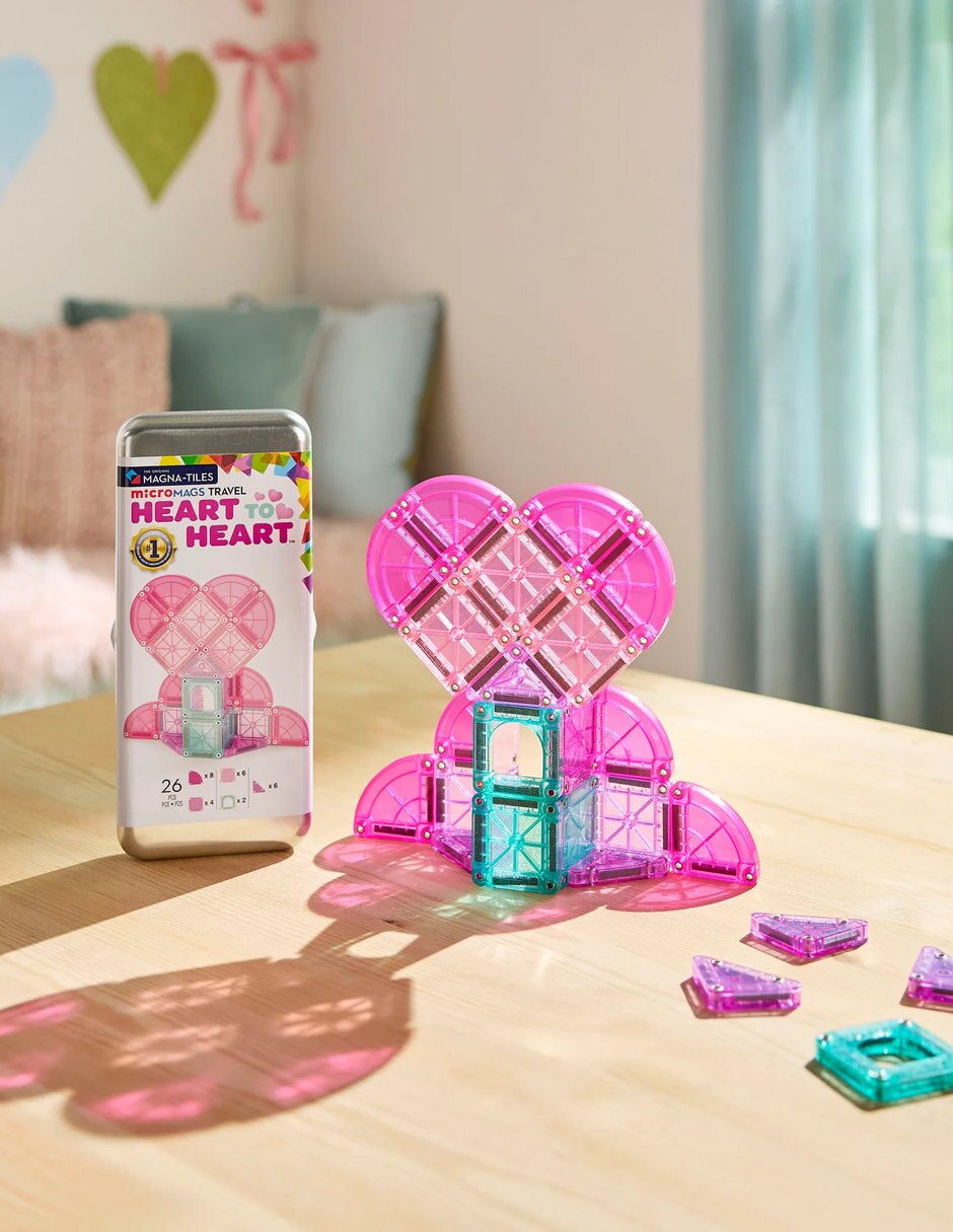 Magna-Tiles Micromags Corazón A Corazón 26 Pzas 264026HH Micromags Travel 5