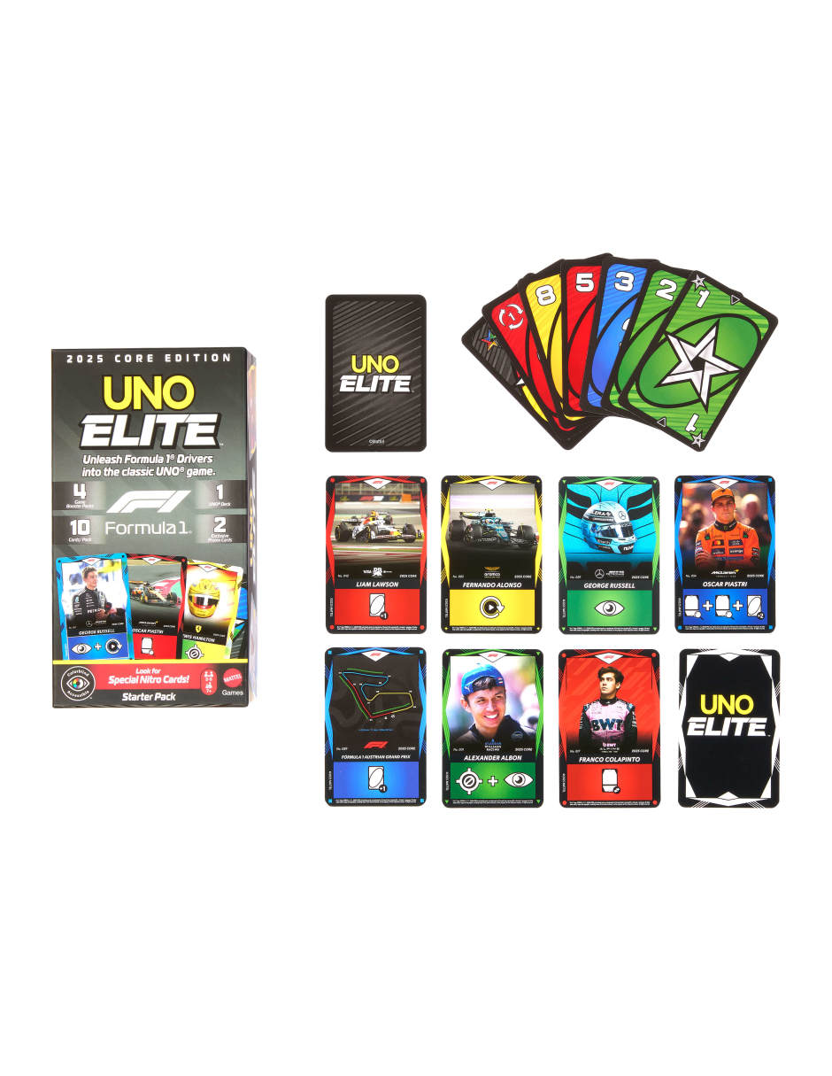 Starter pack entretenimiento elite f1 uno 2