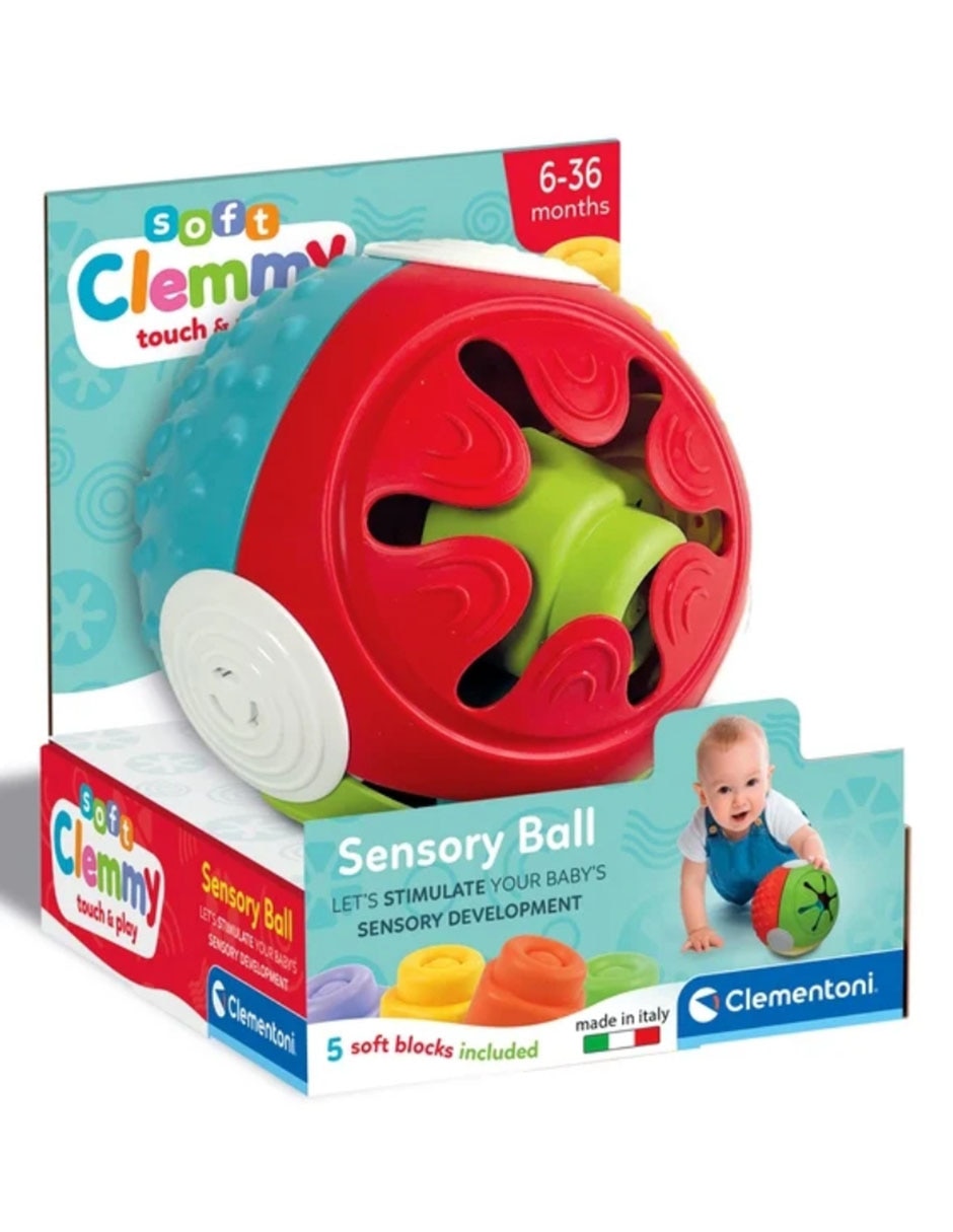 Sensorial Ball Soft Clemmy Touch & Play juego estimulación temprana unisex 4