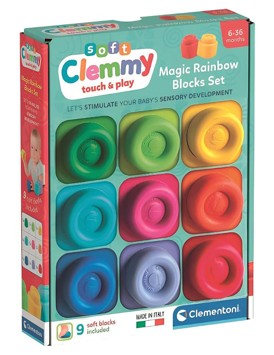 Set Blocks Magic Rainbow juego estimulación temprana para bebé