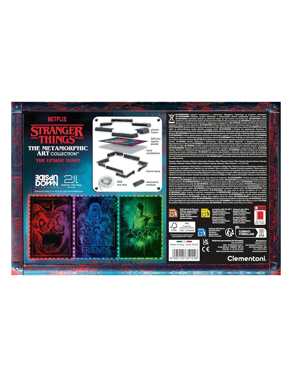 Rompecabezas 3D Stranger Things The Metamorphic Art Collection 520 piezas 8