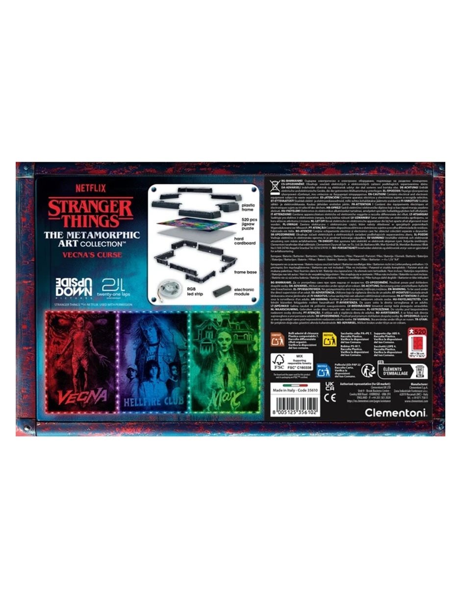 Rompecabezas Stranger Things Vecna's Curse 520 piezas 6