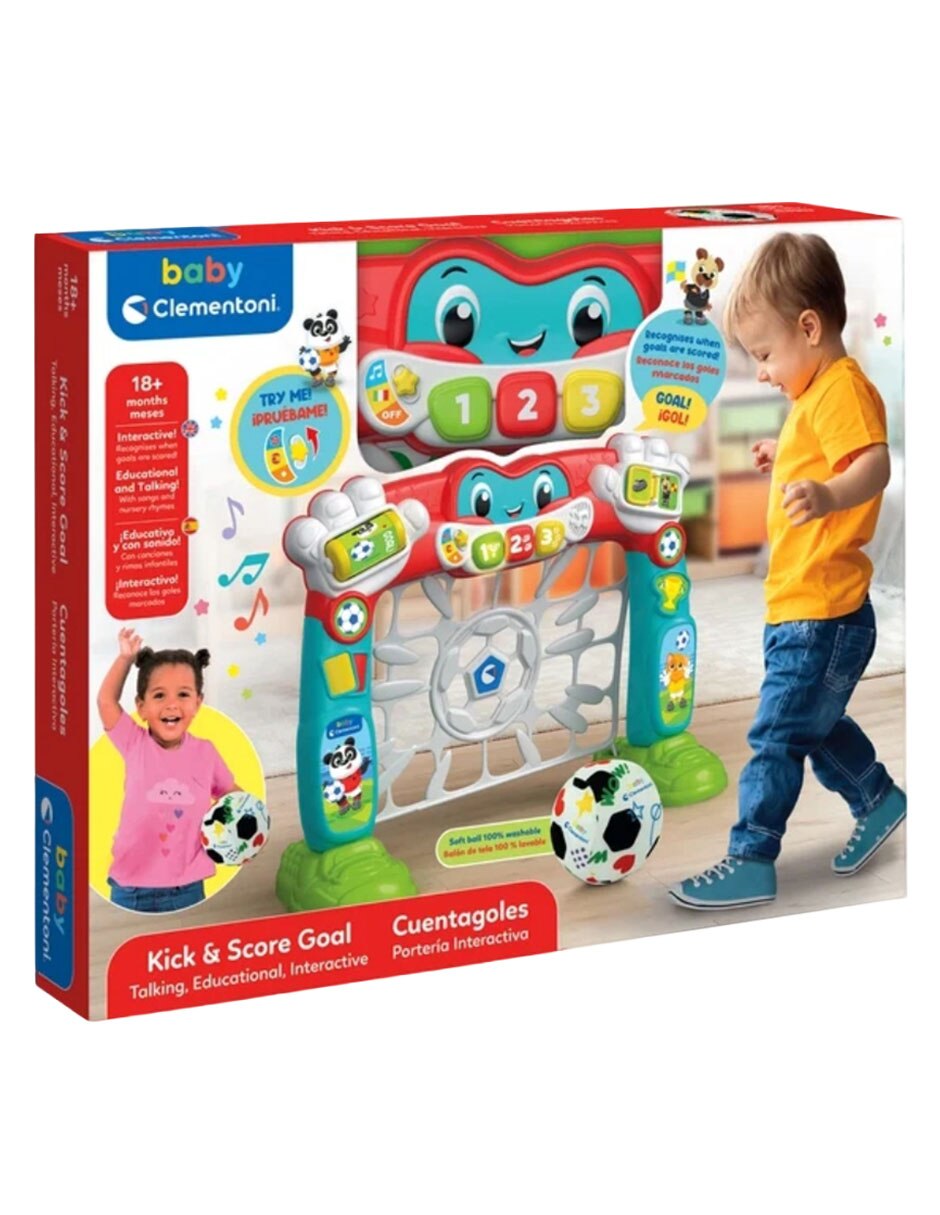 Cuenta goles portería interactiva juego interactivo para bebé 4