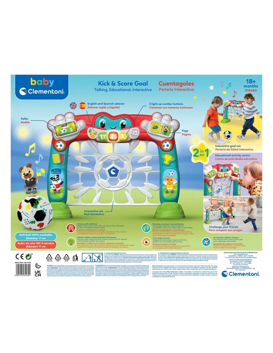 Cuenta goles portería interactiva juego interactivo para bebé 5