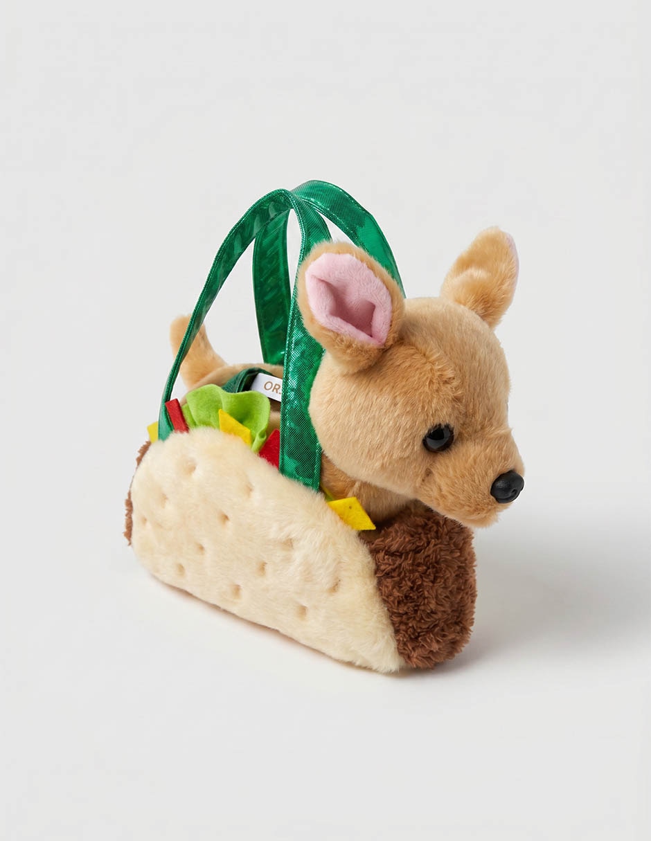 Peluche de taco de 10 cm Peluche de taco de 10 cm