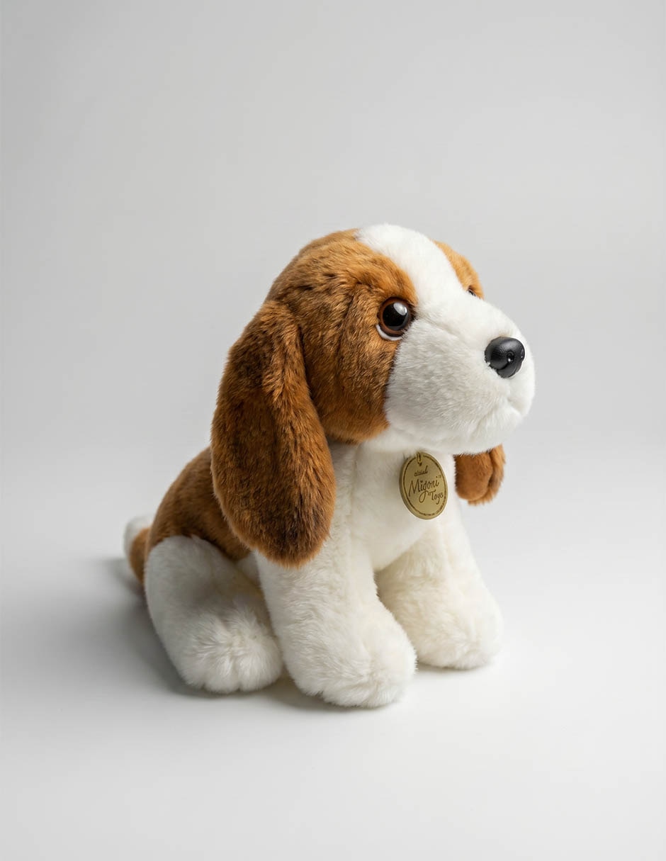 Peluche de Basset Hound Miyoni Tots de 19 cm 2