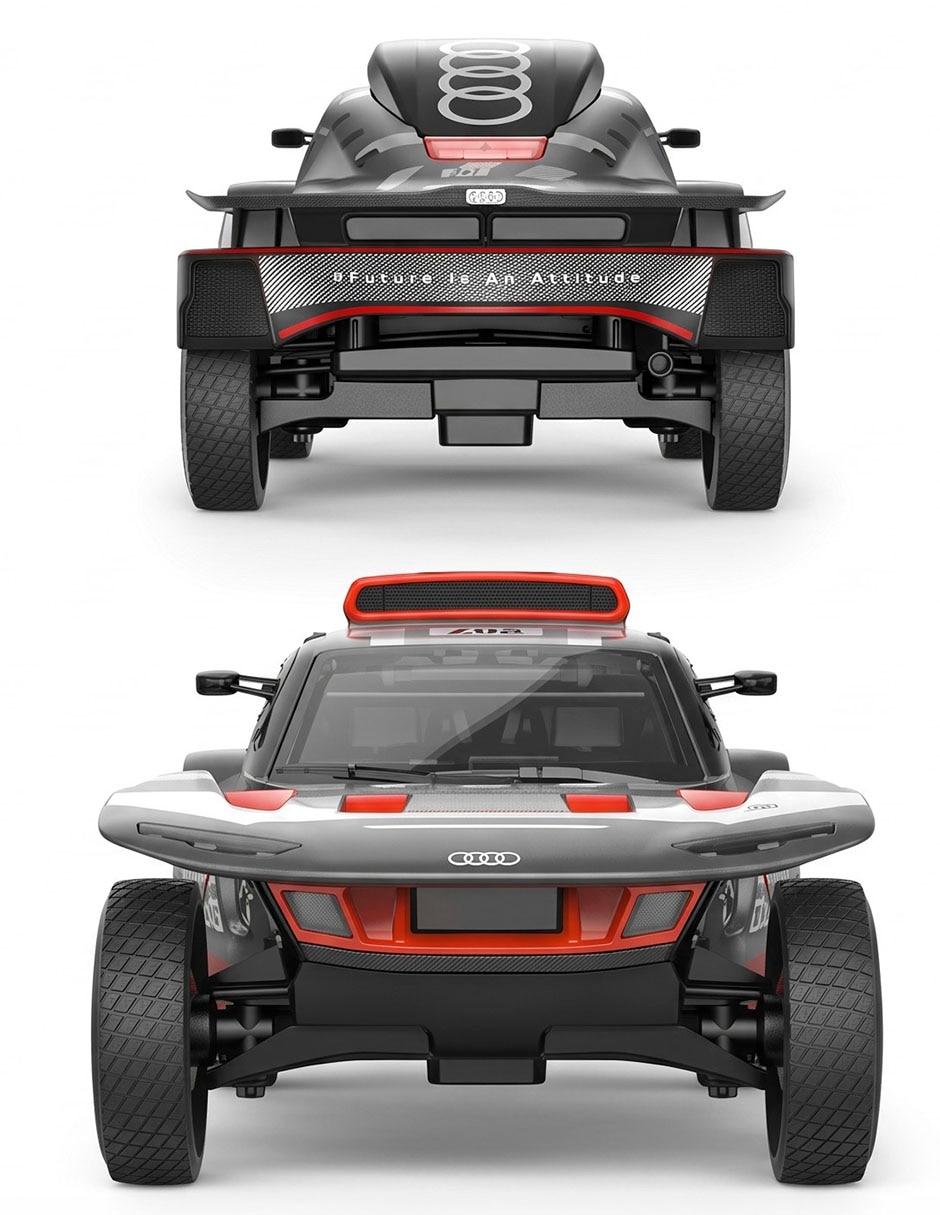 Vehículo a escala Audi Rs Q E Tron 2