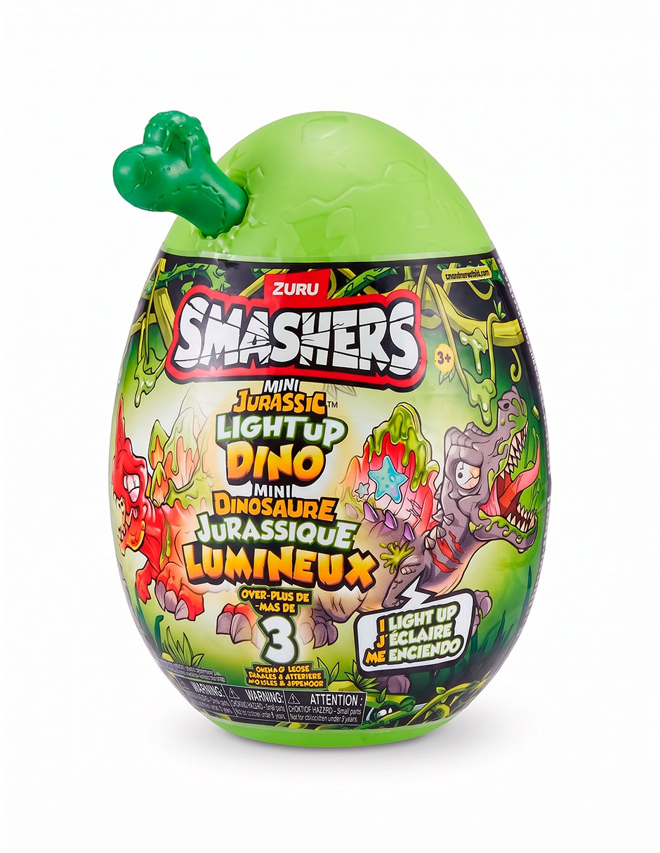 Figura de acción mini jurassic lightup dino 3