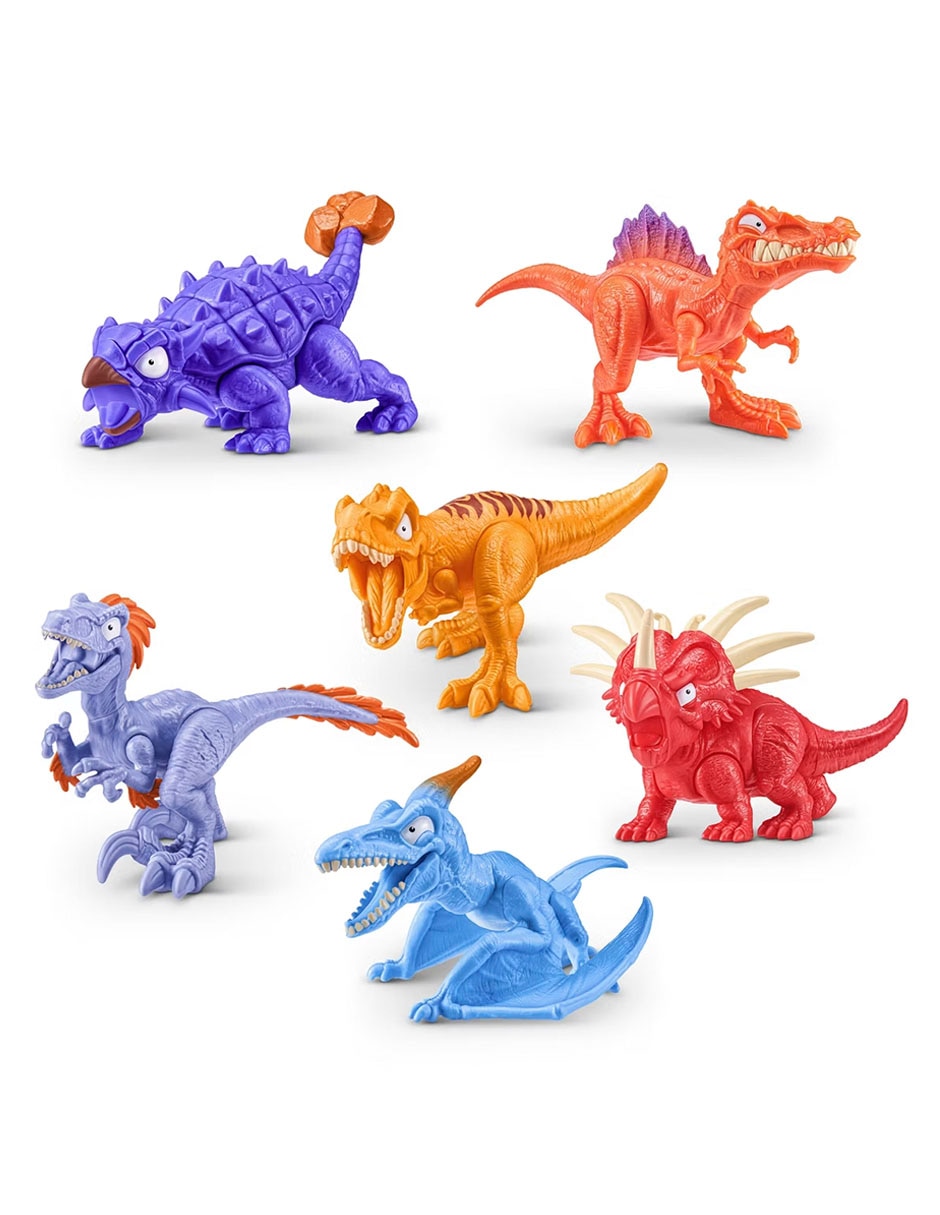 Set figuras acción Zuru Dinos vs aliens