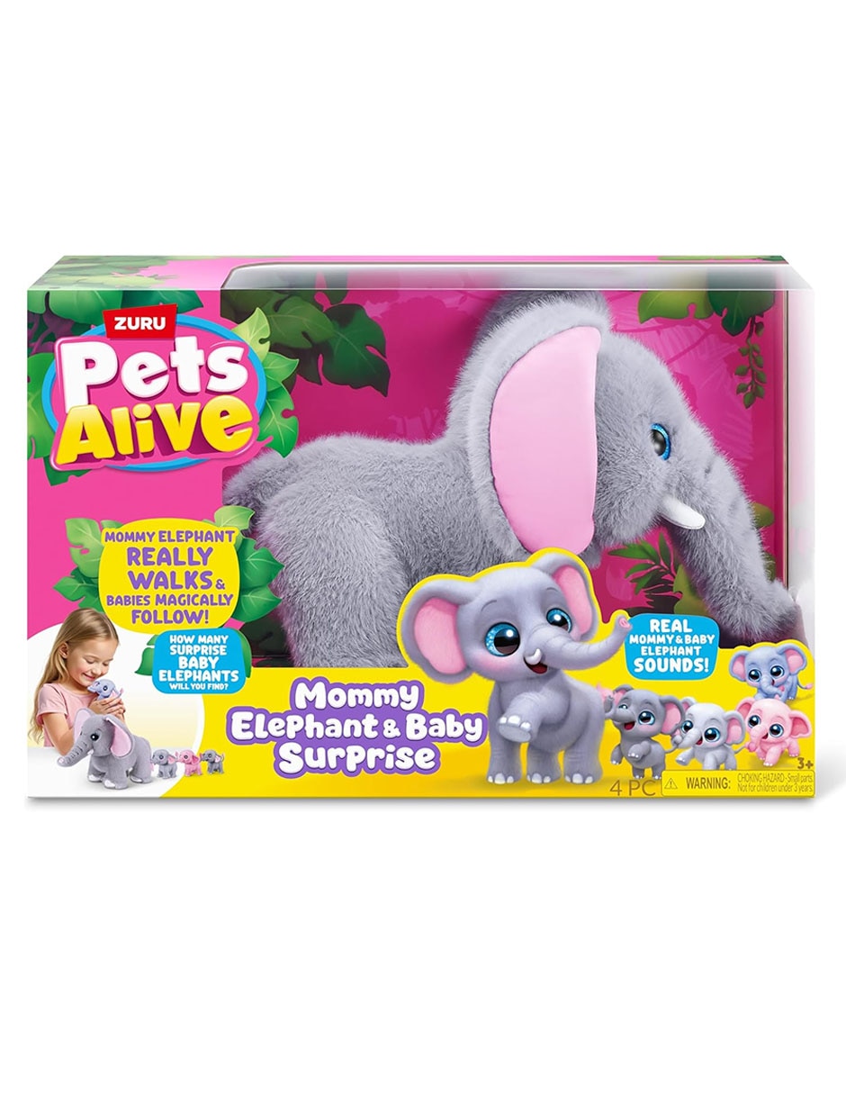 Juguete Mamá elefante y bebés sorpesa 2