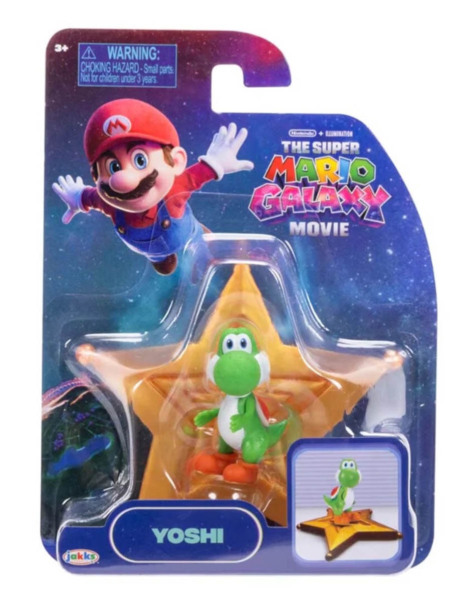 Set figuras acción The Super Mario Galaxy movie Yoshi 3
