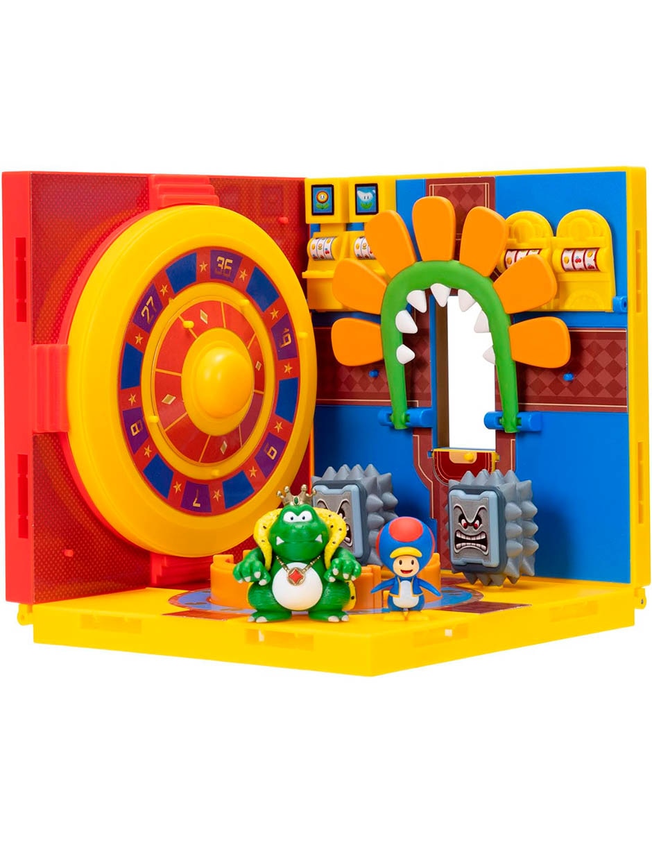Figura de acción The Super Mario Galaxy movie King Wart y Penguin Toad con luz 2