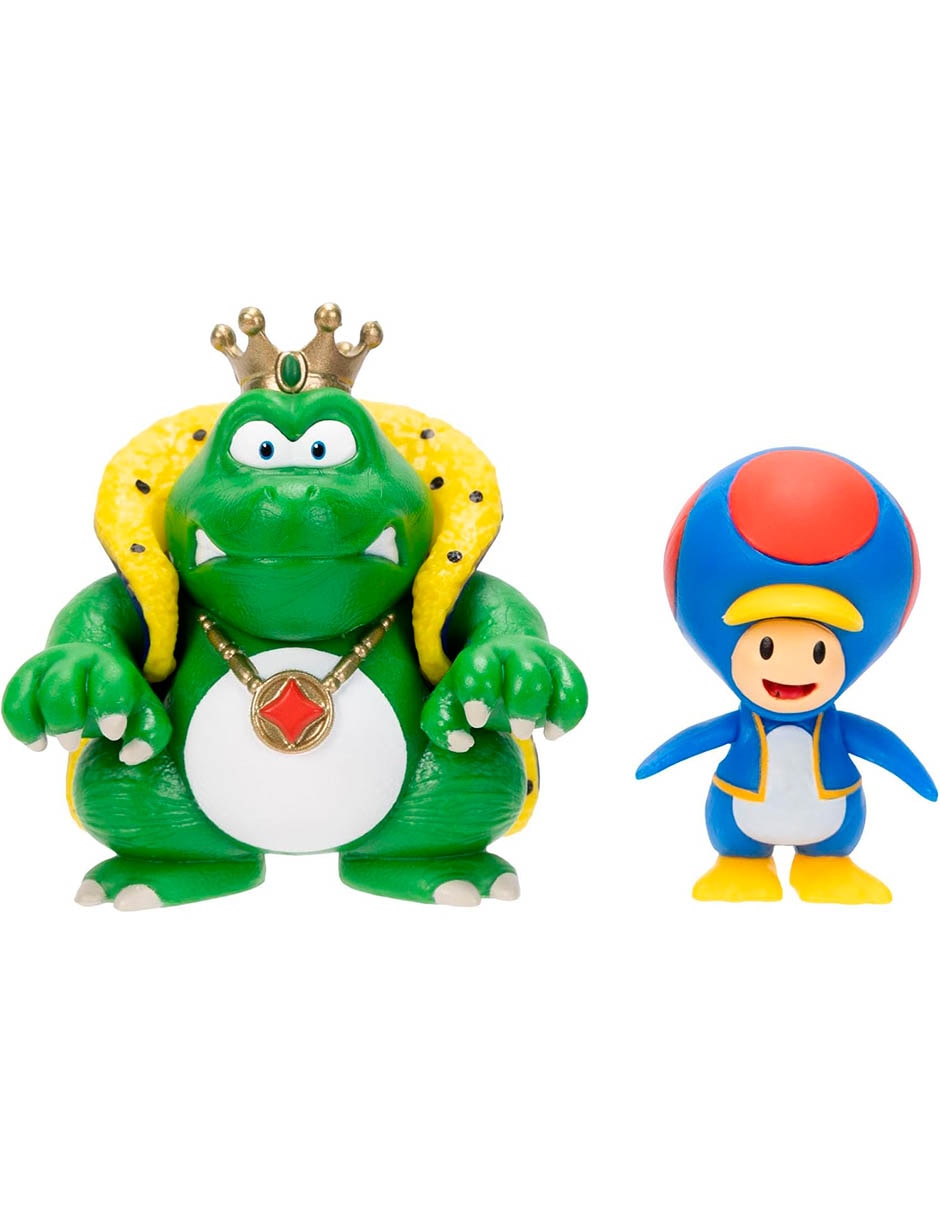 Figura de acción The Super Mario Galaxy movie King Wart y Penguin Toad con luz 3