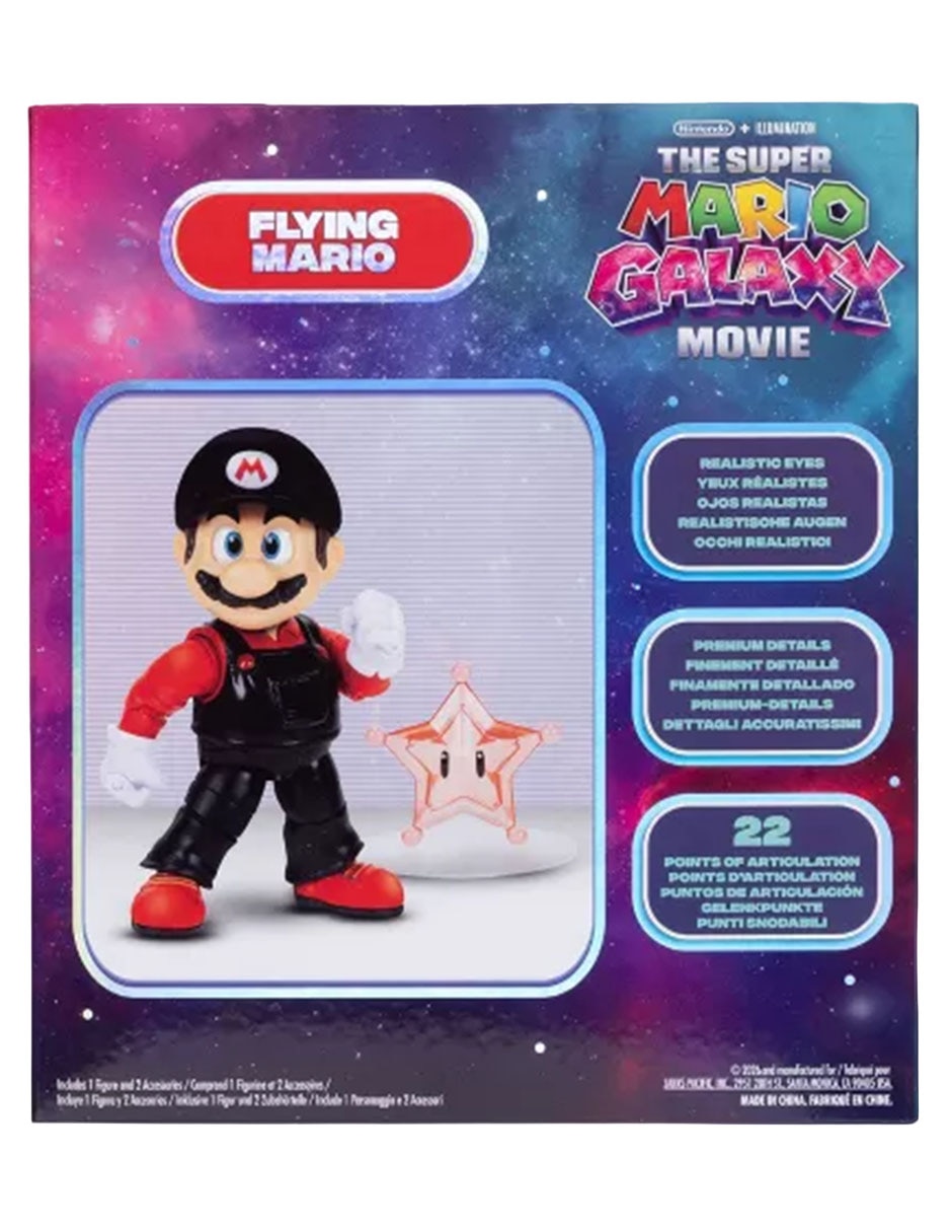 Set figuras acción Super Mario Galaxy Movie 2