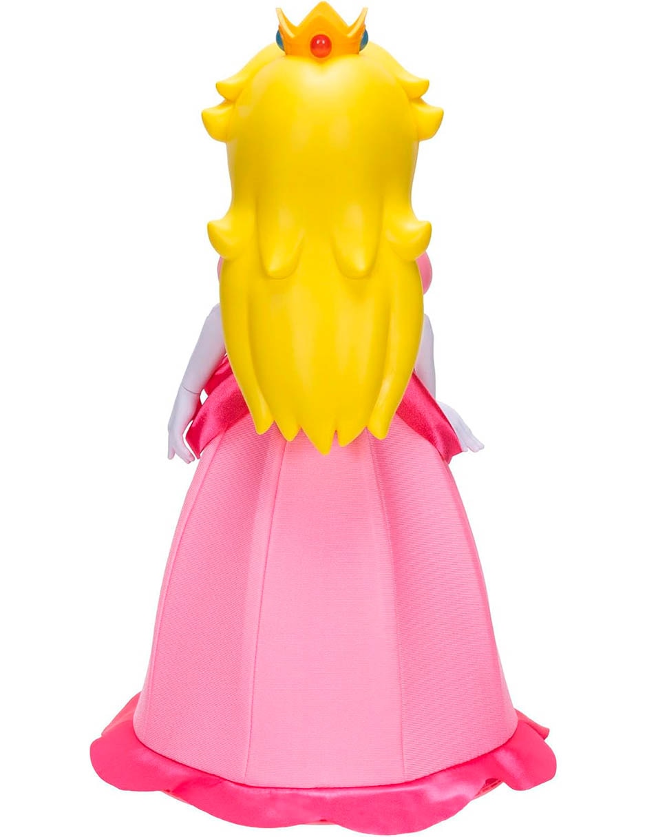 Figura de acción articulada super princesa peach con movimiento y sonido 5