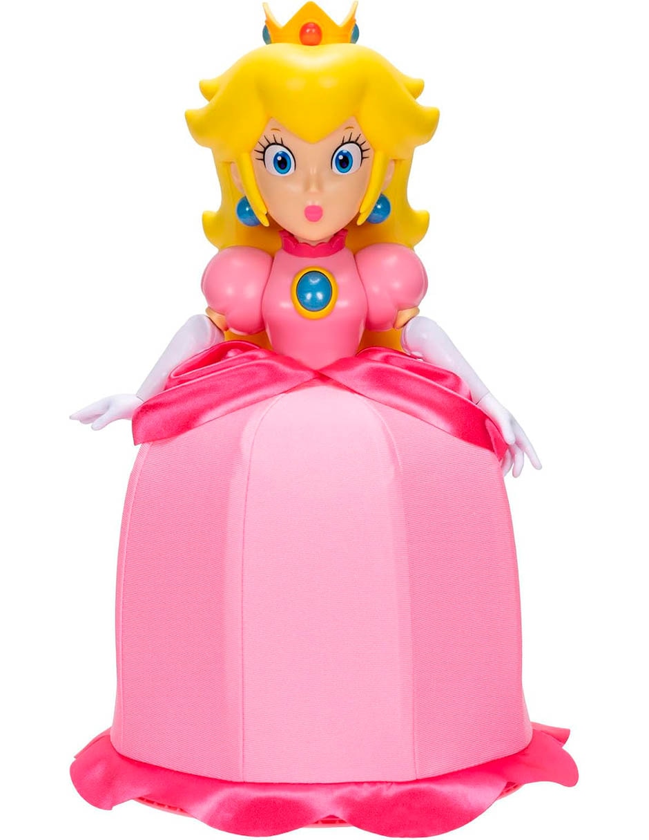 Figura de acción articulada super princesa peach con movimiento y sonido 8