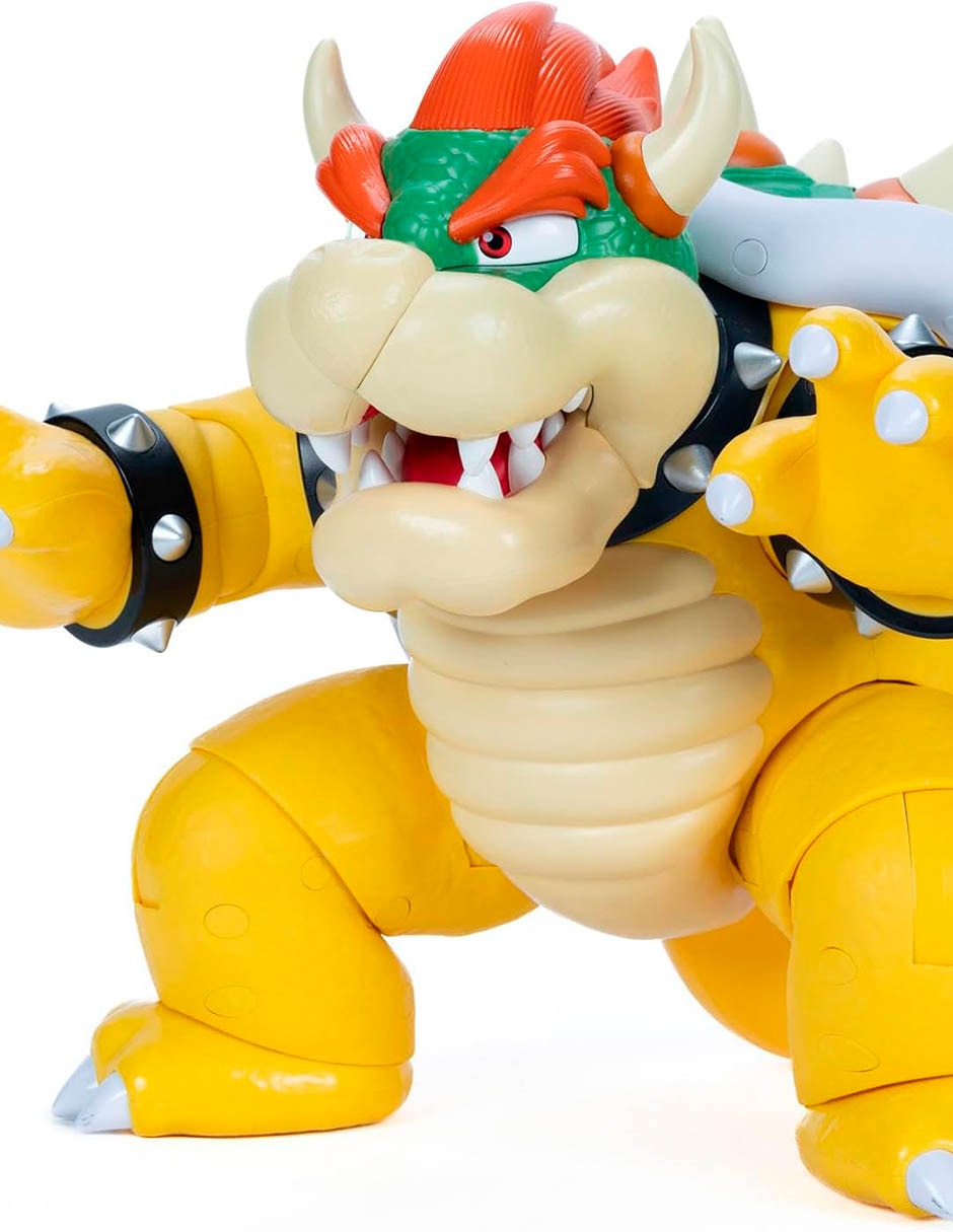 Figura de acción articulada super bowser con movimiento y sonido