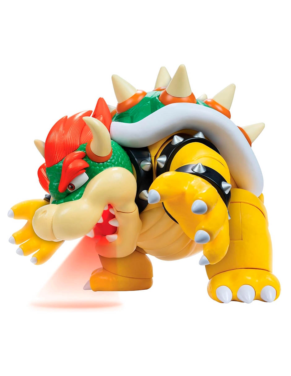 Figura de acción articulada super bowser con movimiento y sonido