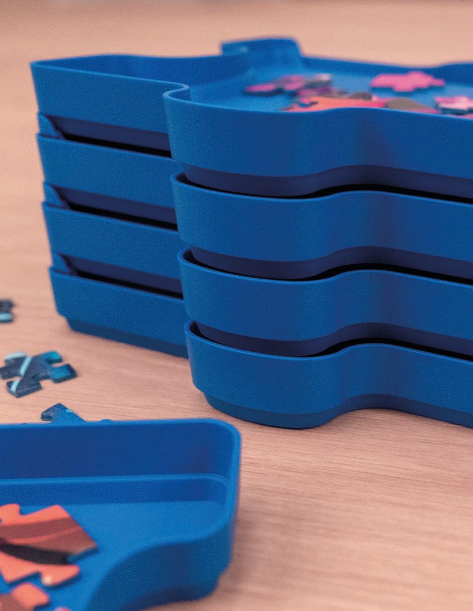 Organizador para rompecabezas de plástico 12
