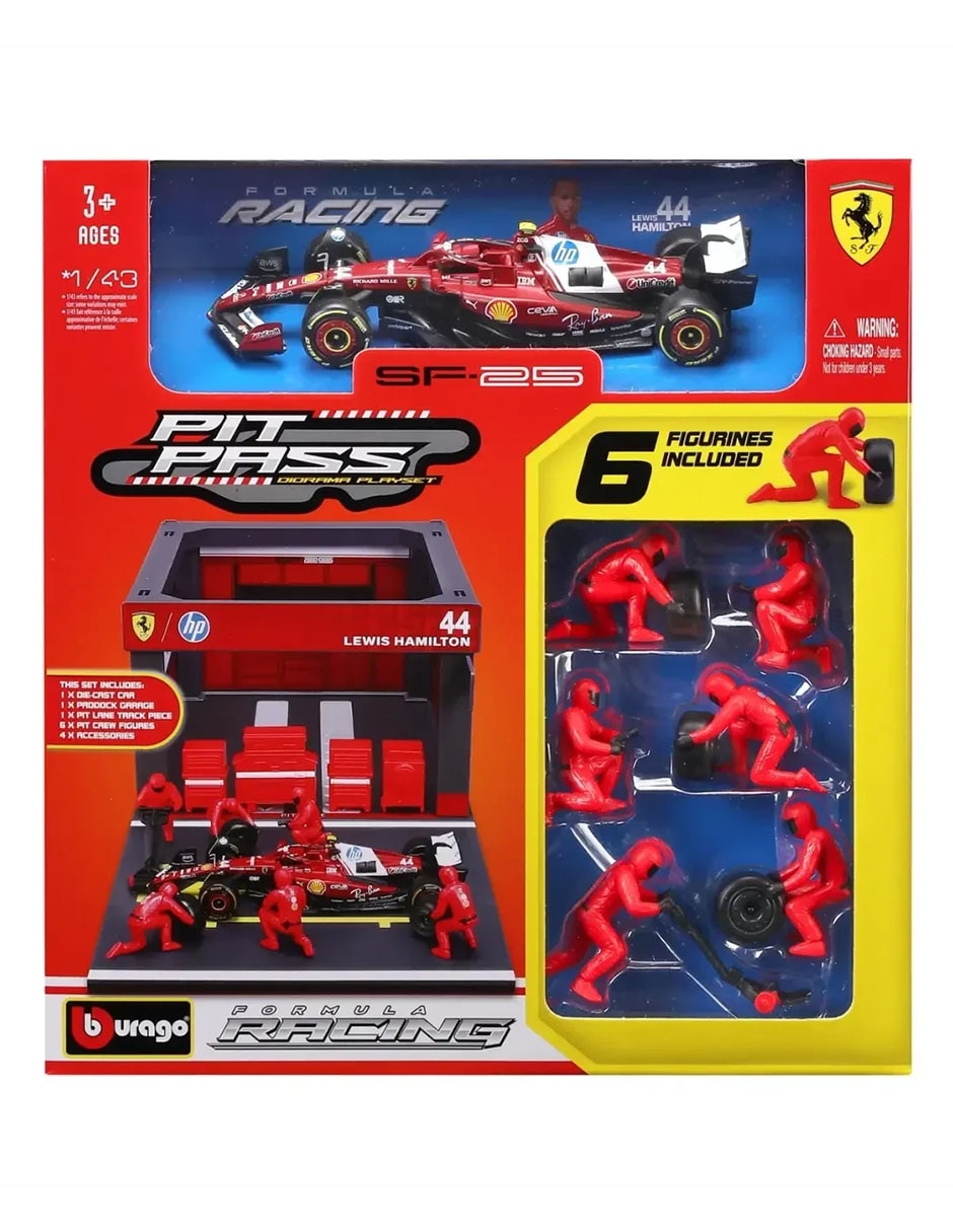 Set vehiculo a escala Pit Pass Diorama 2