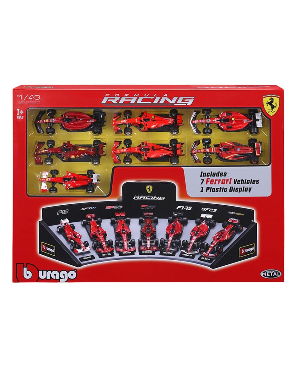 Set de vehículos Formula Racing Ferrari 3